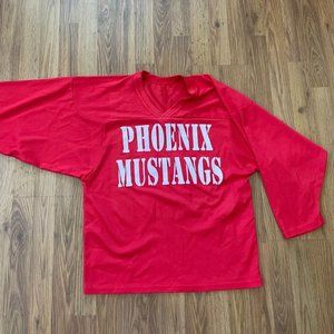 Phoenix Mustangs #11 WCHL HOCKEY VINTAGE CCM Size Small Practice Hockey Jersey!